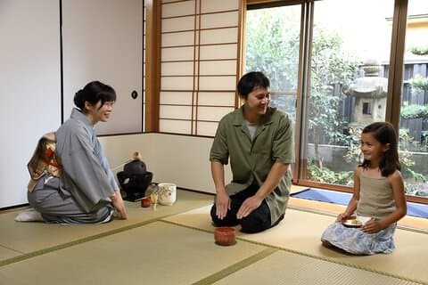 Kyoto near Fushimiinari Wagashi making&Small Group Tea Ceremony