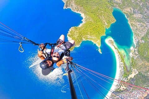 Från Antalya: Tandem skärmflygning i Fethiye Blue Lagoon