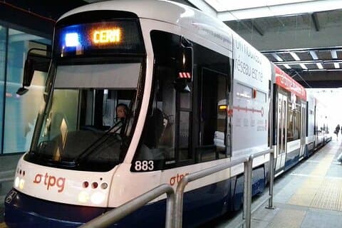 Transfer vom Genfer Hotel zum Bahnhof Genf Gare Cornavinof CFF