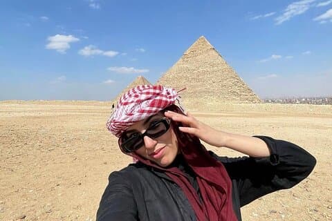 Privat inkluderende tur ved Giza-pyramidene, Flucca-tur og BBQ-lunsj.