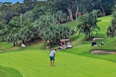Privater Black Iguana Golf mit privatem Fahrer