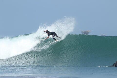 Surfe i LOBITOS, Nordkysten av Peru