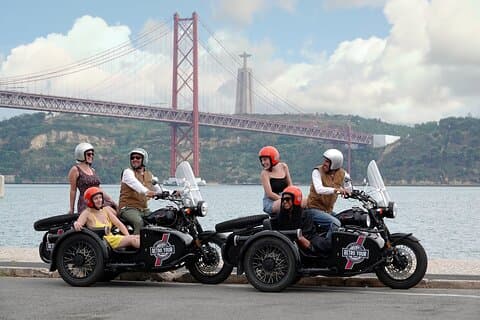 Lisbon sidecar tour – Cristo Rei & panoramic views