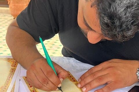 Fez Arabian Calligraphy Workshp com almoço ou jantar