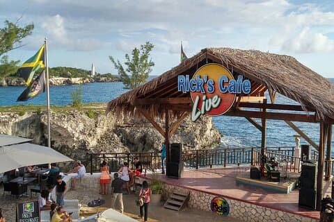 Negril Infamous Rick's Cafe & 7Mile Beach Combo from Montego Bay