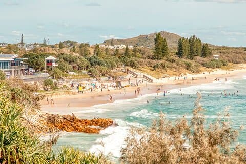 Activité de photographie à pied à Coolum Beach