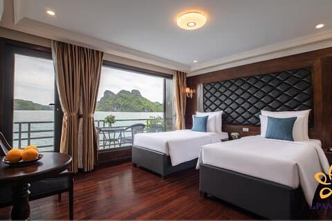 Halong Pandora 5 Star Cruise 2D1N-All Inclusive, grotta, transfer
