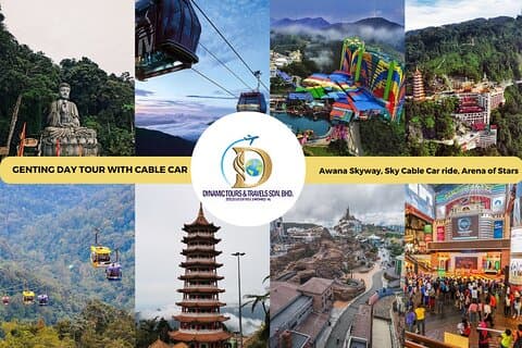 Tour di un giorno a Genting Highland da Kuala Lumpur con funivia