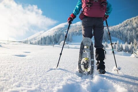 3 uur sneeuwschoenwandelen met Alpine Guide in Val Brembana