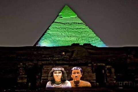 Spectacle Son & Lumière des Pyramides de Gizeh
