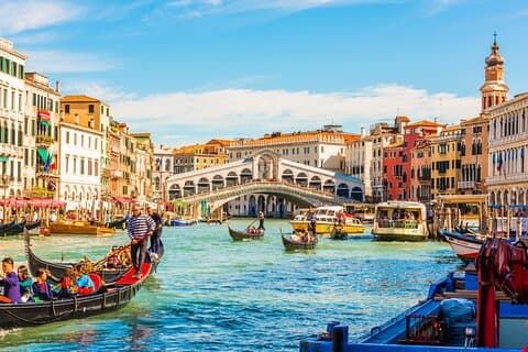 Ganztägige private Landtour in Venedig + Wassertaxi vom Hafen Ravenna