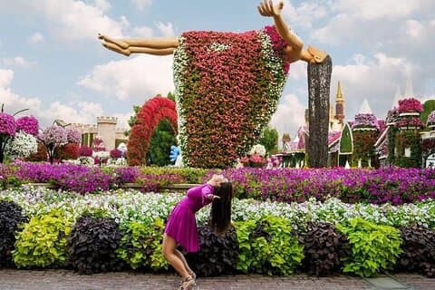 ドバイミラクルガーデンツアー（オプション送迎付き）