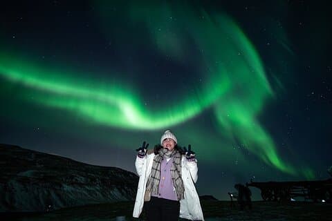 Small Bus Northern Lights Tour fra Reykjavik kl. 09:30
