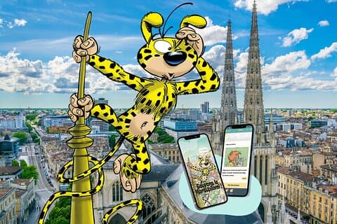 Barnes fluktspill i byen Bordeaux Marsupilami