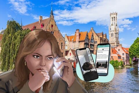 Oppdag Brugge mens du spiller! Escape game - Walter-saken