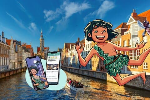 Barnas rømningsspill i byen Brugge - Peter Pan