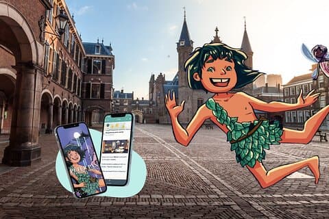 Barns flyktspel i staden Scheveningen - Peter Pan