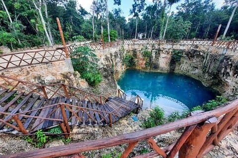 Explore 3 Cenotes & Kaan Luum Lagoon a partir de Cancún