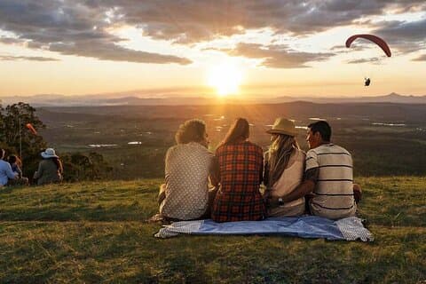 Brisbane: Hop on Hop off Wine tasting tour to Tamborine Mountain