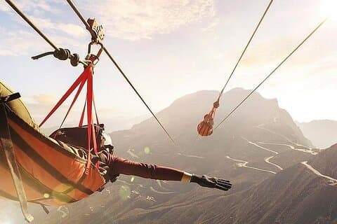 Jebel Jais World Longest Zipline fra Dubai med overføringsalternativ