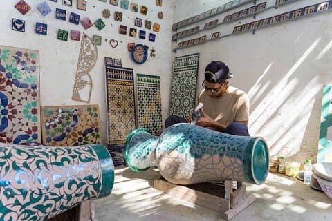 Geführte Kunsthandwerkstour durch Fes