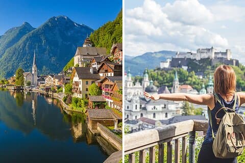 Tour privato a Hallstatt e Salisburgo con pranzo austriaco