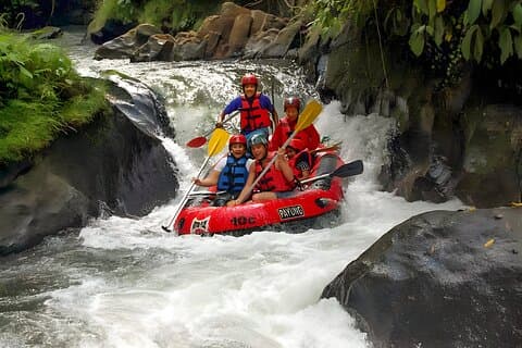 Bali River Rafting og Ubud heldagsturpakker