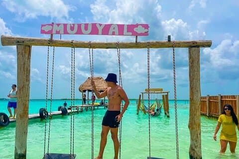 Lagune von Bacalar und Kajaktour im Club Marmol ab Playa del Carmen