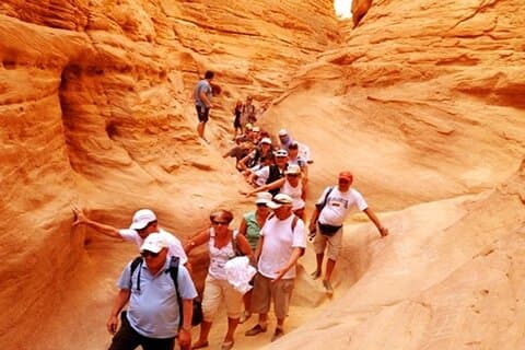 Jeep Safari in Salama Color Canyon & Dahab Tour from Sharm