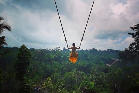 Bali Swing-aktiviteter og Uluwatu solnedgangstur med middagspakke