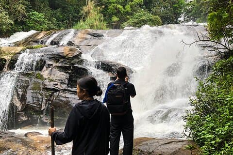 Visite du parc national d'Inthanon avec randonnée douce sur le sentier Pha Dok Siew