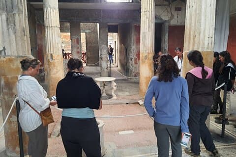 Visite guidée privée à pied de l'ancienne Pompéi avec accès coupe-file
