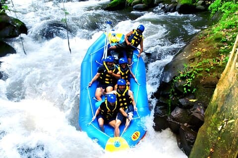 Rafting sul fiume Ayung e tour delle cascate di Ubud