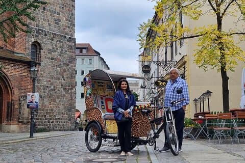 Romantische riksja-stad en fototour door Berlijn - incl. ophalen
