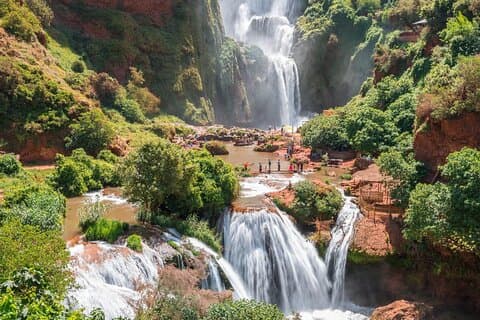 Gita giornaliera privata alle cascate di Ouzoud da Marrakech