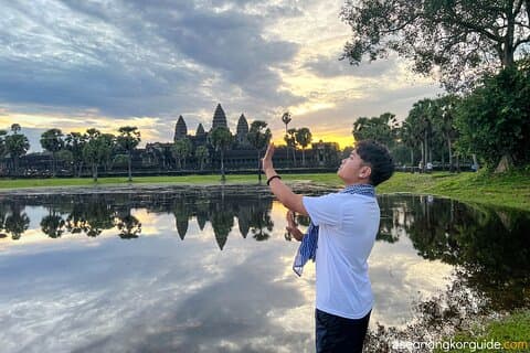 2 - Excursion d'une journée à Angkor Wat et à la cascade de Kulen Mountain avec pique-nique
