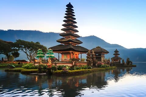 O melhor do templo de Ulun Danu, Jatiluwih Rice Terrace e Tanah Lot