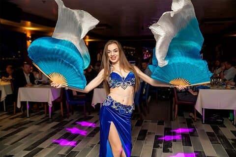 Dîner de croisière de luxe sur le Bosphore à Istanbul et spectacle nocturne de Turkis