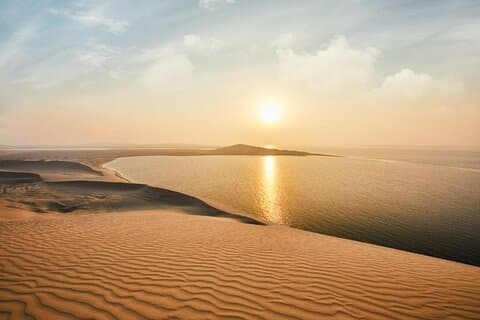 Solopgang eller solnedgang, Desert Safari Tour i hjertet af Qatar