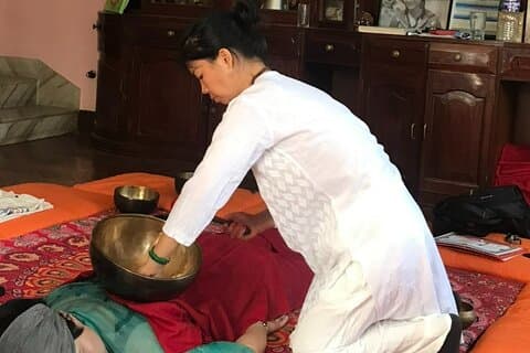 Himalaya-Klangschale Reiki-Heilung von Jan Ming