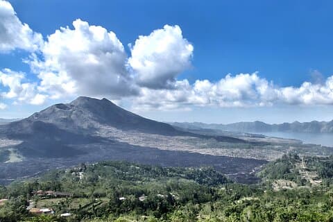 バリ 1 日カー チャーター : ウブドとキンタマーニ火山ツアー