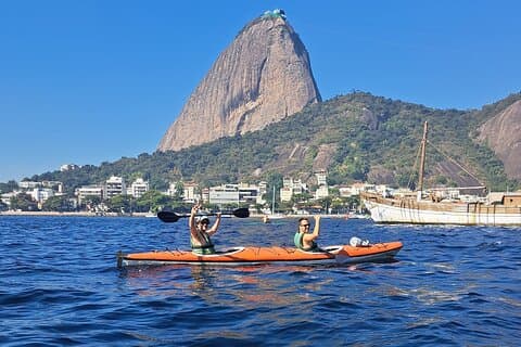 Kayaking tour on the sea of Rio de Janeiro