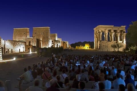 2 Hours Private Sound and Light Show Tour in Philae Temple