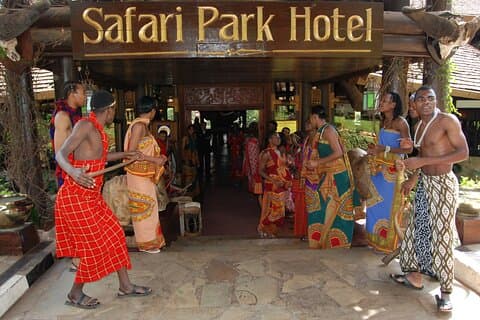 Nairobi nattliv och Safari Park Hotel Middagsupplevelse