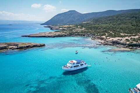 Från Paphos: Afrodites bad och Blå lagunen (Akamas) dagstur