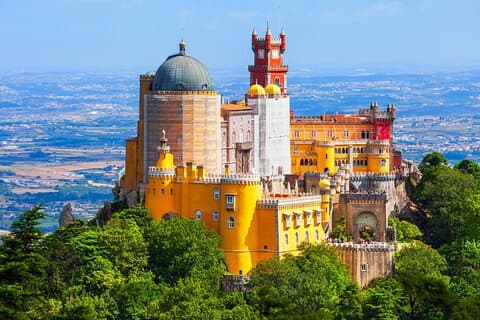 Pena Palace i Sintra, Cascais, Estoril privat tur fra Lisboa