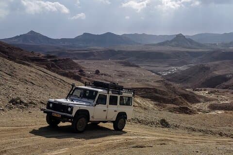 Ramon krater Jeep turer från Mitzpe Ramon