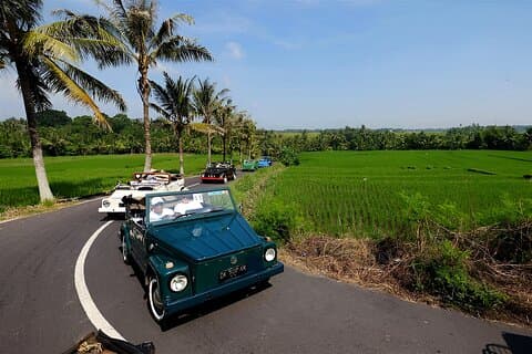 Tour di Ubud VW Safari Bali - Viaggio in auto d'epoca Volkswagen