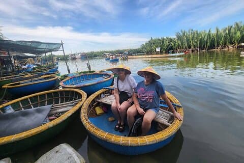 Basket Båttur til Coconut Jungle & Hoi An bytur, nattmarked