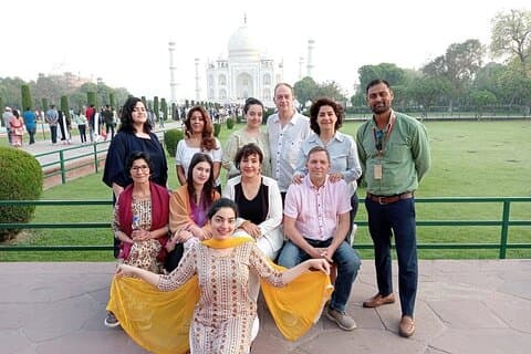 Privat samme dag Taj Mahal og Agra Fort tur med bil fra Delhi